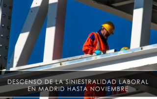 Descenso de la siniestralidad laboral en Madrid hasta noviembre - Novagés