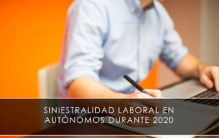 siniestralidad laboral en autónomos durante 2020 - Novagés