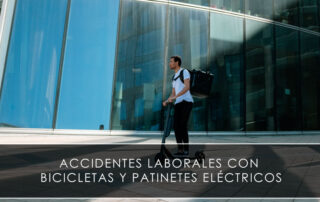 Accidentes laborales con bicicletas y patinetes eléctricos - Novagés