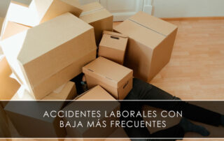 Accidentes laborales con baja más frecuentes - Novagés